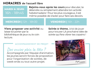 photo du programme acceuil libre