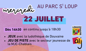 activités enfants du 22 juillet