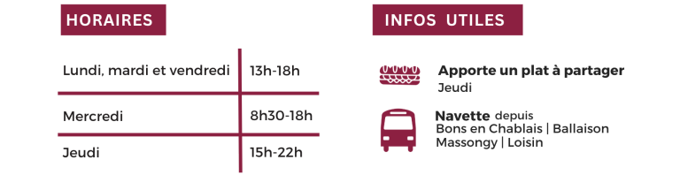 horaires du stage méfiez vous des loups